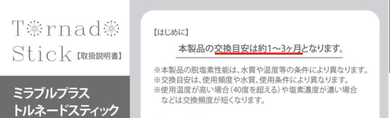 カートリッジの交換目安