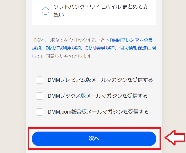 DMMプレミアム申し込み方法3